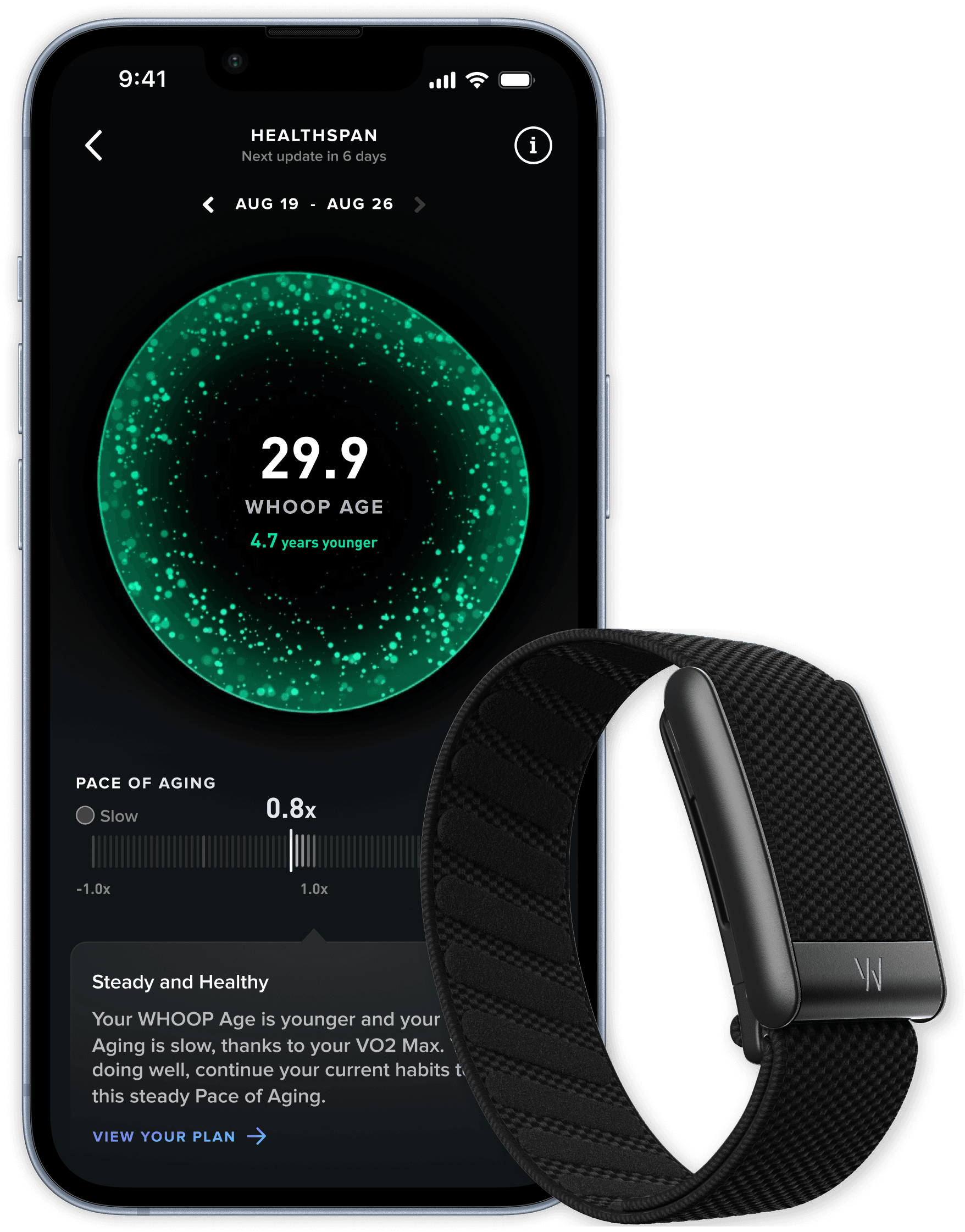 WHOOP screenless fitness band